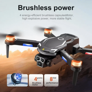 YETHKE V888 Drone with 4-Way Radar Obstacle Avoidance, Optical Flow Positioning, Headless Mode, One-Click Takeoff/Landing, 360° Roll & Fixed-Height Hovering, Trajectory Flight, Gravity Sensor Control, Foldable & Portable Design, 900mAh Battery, 3-Camera System, 120m Altitude, 3m/s Speed, 150m Range, 36V USB Charging, App Control for Outdoor Aerial Photography & Travel, Beginner-Friendly, Drone for Beginners, Travel Drone, Sleek Drone, Durable Drone, Drone